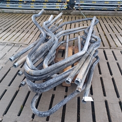 47 Stück gebr. 2" Liegeboxenbügel Länge: 2,30 m Cc: 0,88 m S418